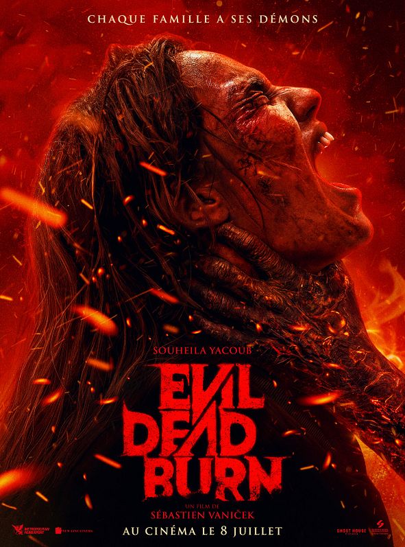 Affiche officielle du film Evil Dead Burn de Sébastien Vaniček