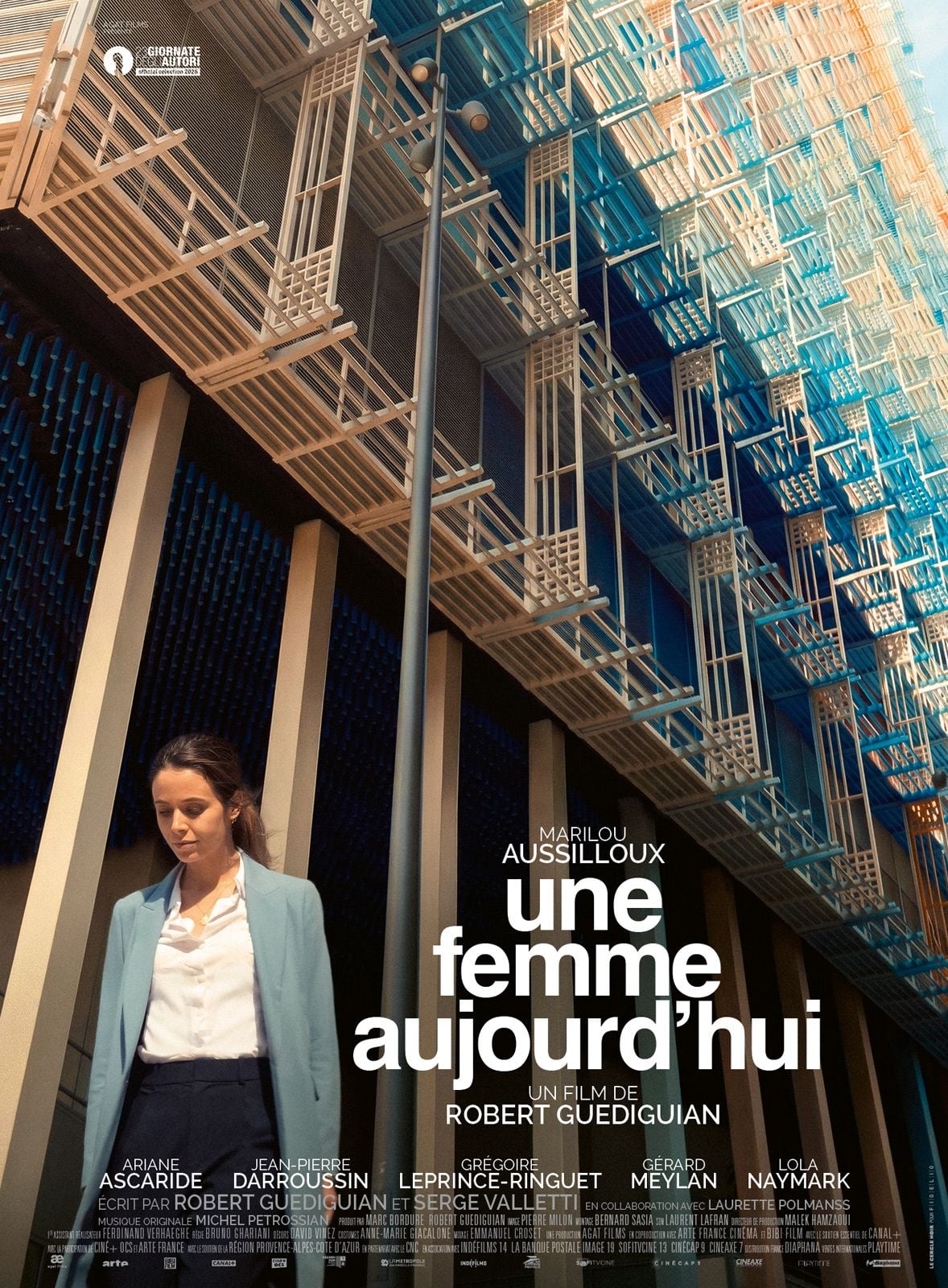 Affiche officielle du film Une femme aujourd'hui de Robert Guédiguian, avec Marilou Aussilloux