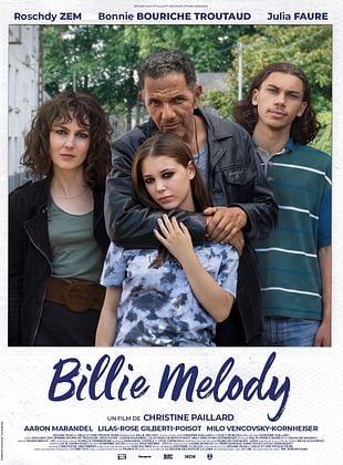 Affiche officielle du film Billie Melody avec Roschdy Zem, Bonnie Bouriche Troutaud et Julia Faure