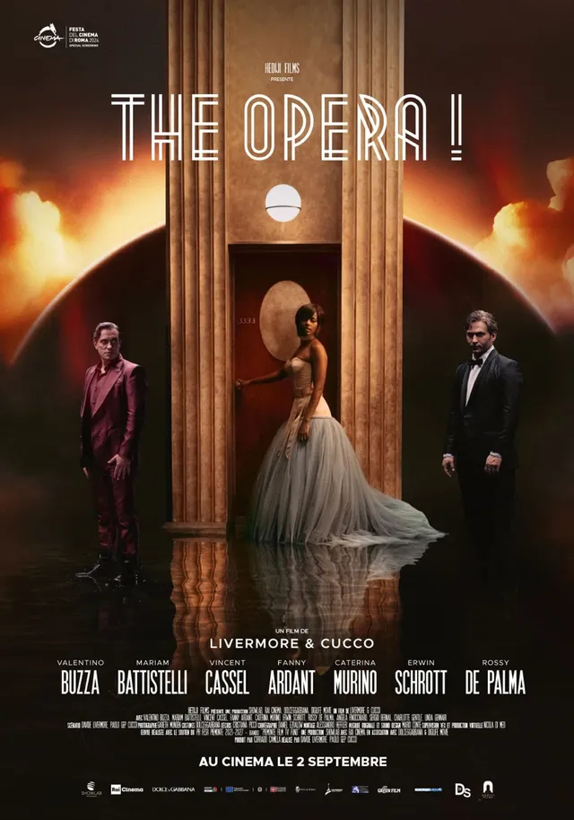 Affiche officielle du film The Opera! avec Vincent Cassel et Fanny Ardant