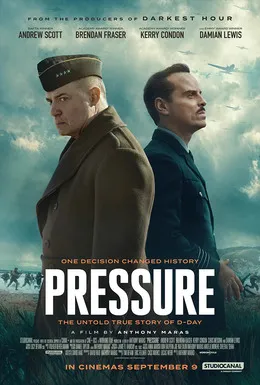 Affiche officielle du film Pressure avec Andrew Scott et Brendan Fraser