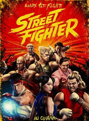 Affiche officielle du film Street Fighter (2026) avec Ryu, Chun-Li, Ken et les combattants du tournoi