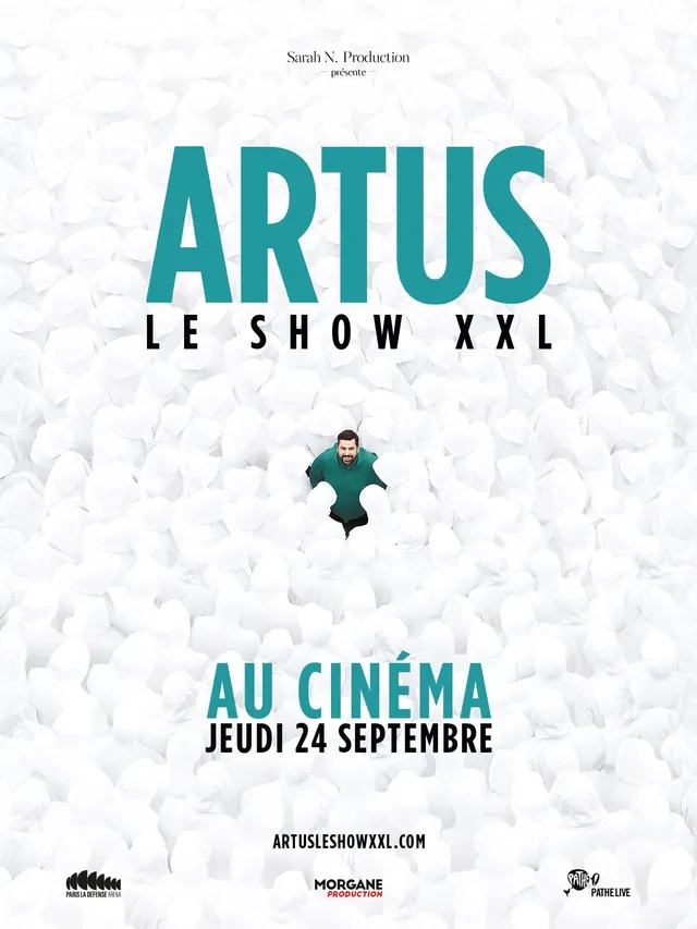 Affiche officielle d'Artus - Le Show XXL au cinéma, jeudi 24 septembre