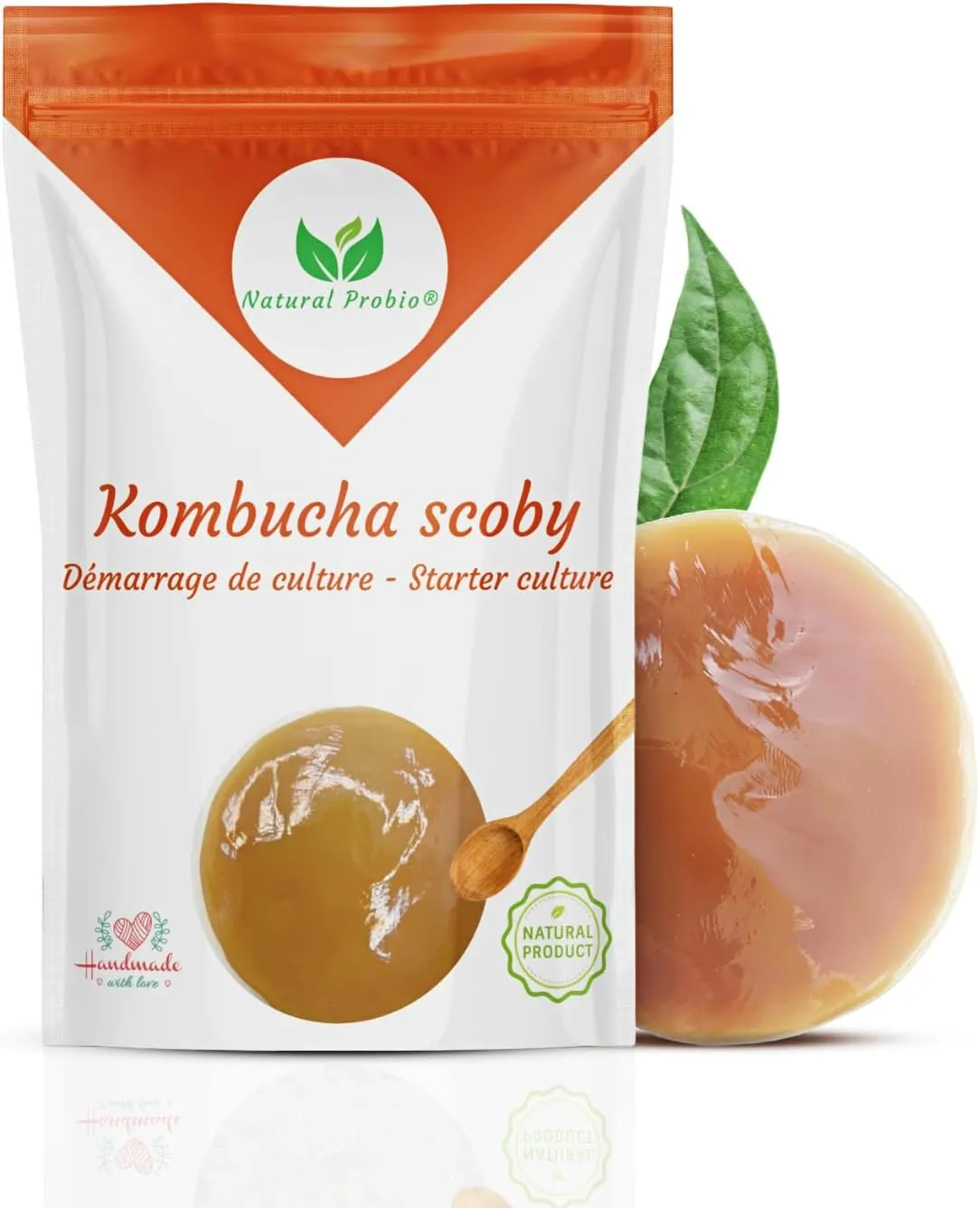 Natural Probio Scoby Kombucha, kit fabriqué en France