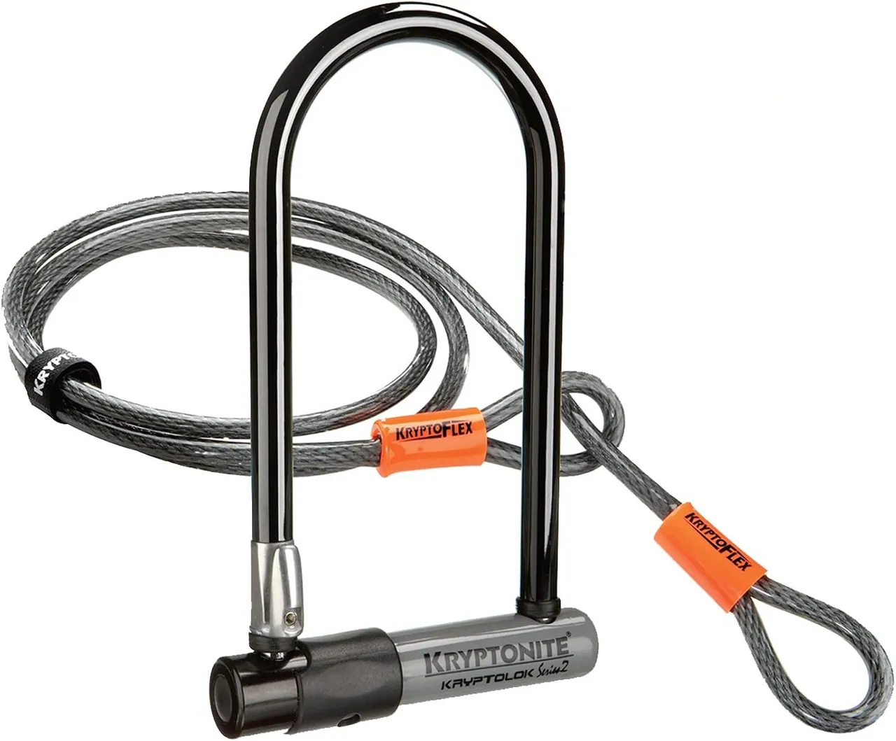 Antivol U Kryptonite Evolution Series 2 avec câble Flex