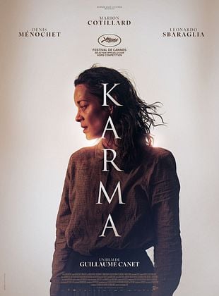 Affiche officielle du film Karma de Guillaume Canet avec Marion Cotillard